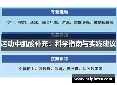 运动中肌酸补充:科学指南与实践建议
